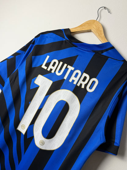 Lautaro Martinez Inter Milan 2024-25 home football shirt (XL)