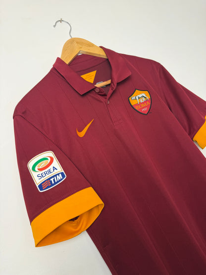 Seydou Doumbia AS Roma 2014-15 home football shirt (M)