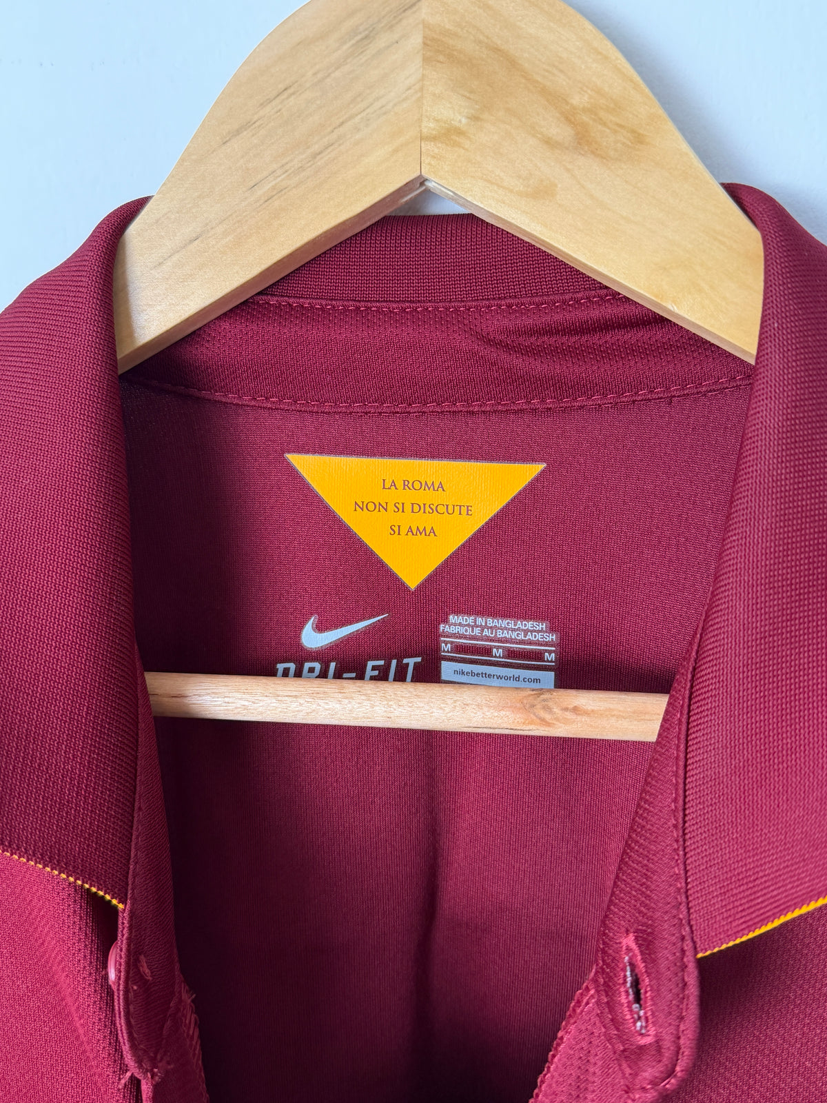 Victor Ibarbo AS Roma 2014-15 home football shirt (M)