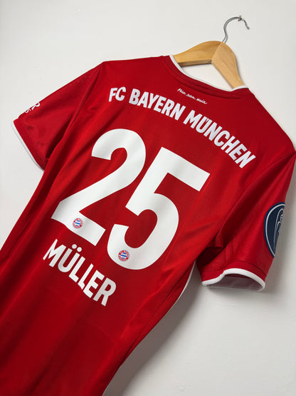 Thomas Muller FC Bayern Munich 2020-21 home football shirt (M)