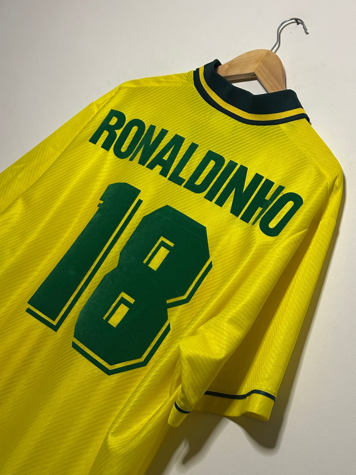 Ronaldinho 1996 Brazil olympics home football shirt (XL)