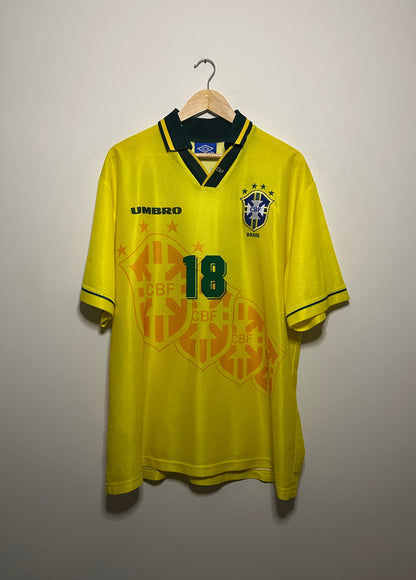 Ronaldinho 1996 Brazil olympics home football shirt (XL)