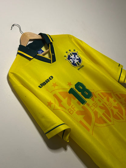 Ronaldinho 1996 Brazil olympics home football shirt (XL)