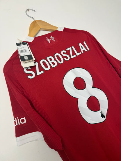 Dominik Szoboszlai Liverpool FC 2025-26 HEAT.RDY home football shirt (L)