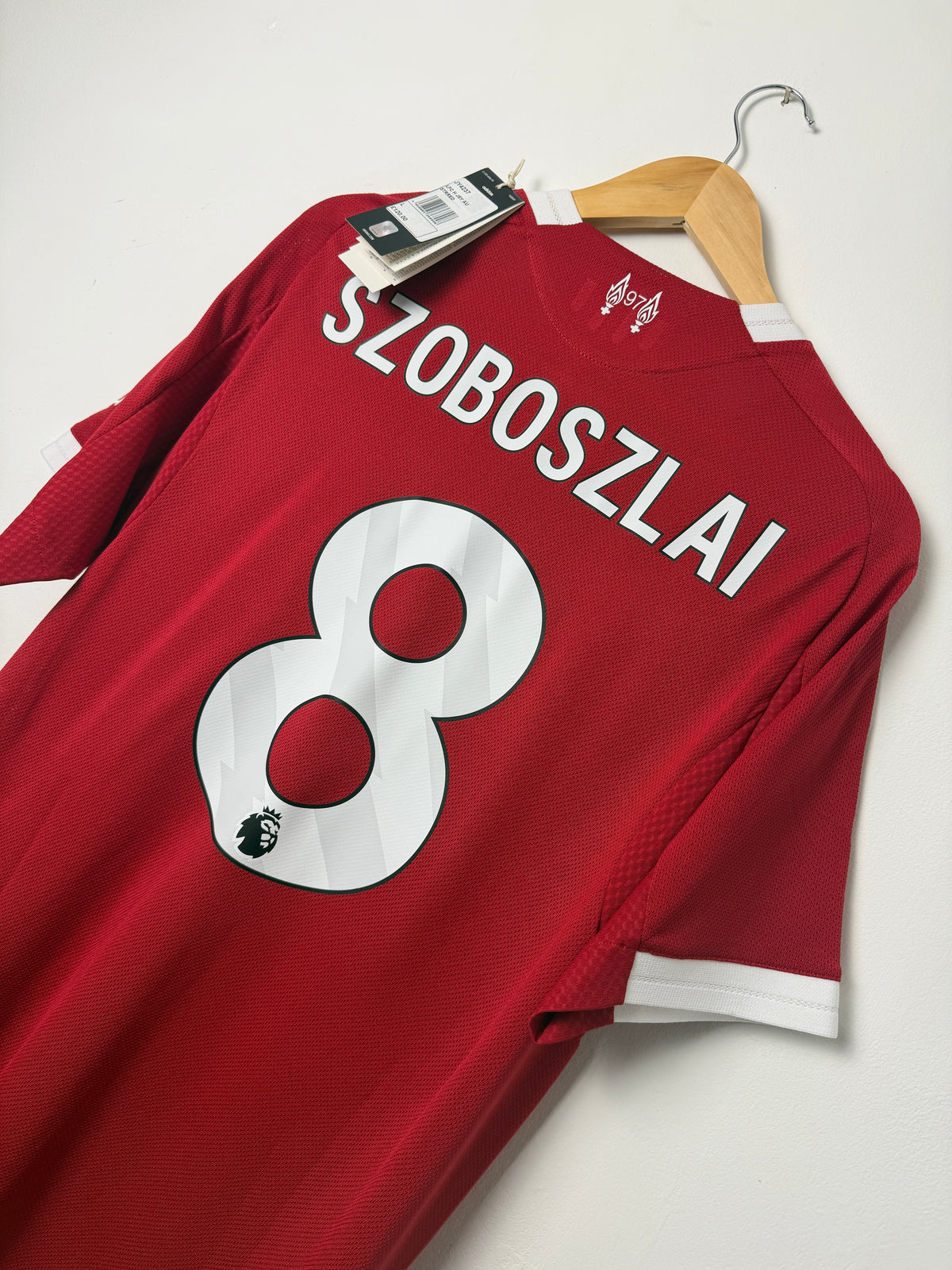 Dominik Szoboszlai Liverpool FC 2025-26 HEAT.RDY home football shirt (L)