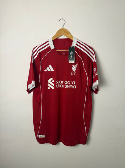 Dominik Szoboszlai Liverpool FC 2025-26 HEAT.RDY home football shirt (L)