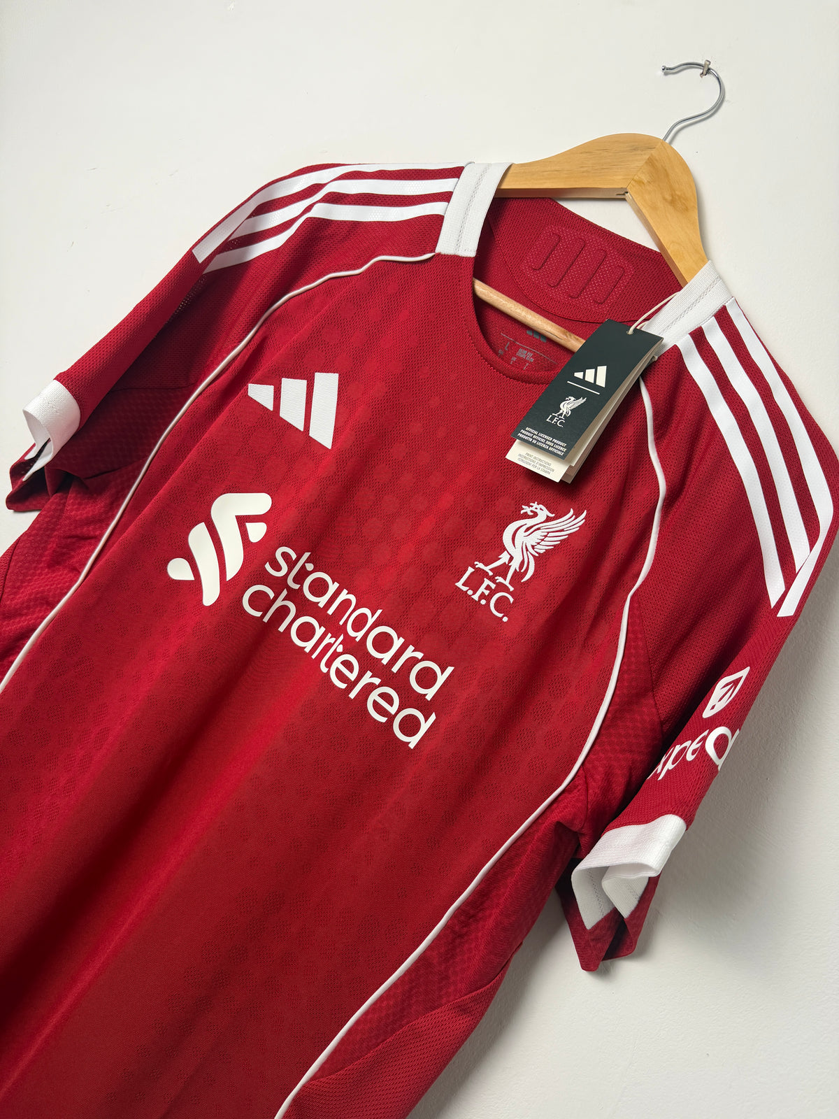 Dominik Szoboszlai Liverpool FC 2025-26 HEAT.RDY home football shirt (L)