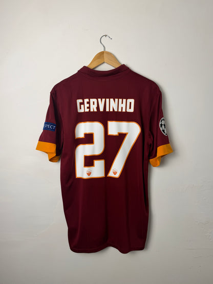 Gervinho AS Roma 2014-15 home football shirt (L)