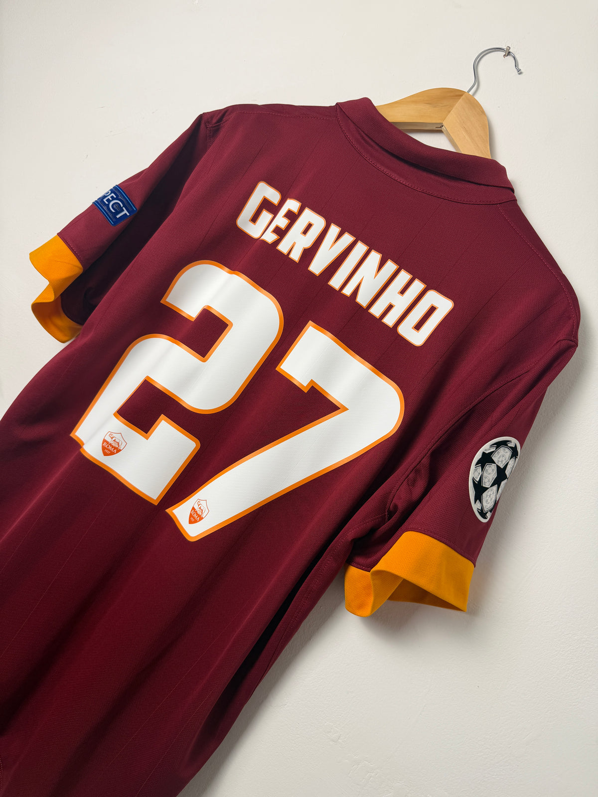 Gervinho AS Roma 2014-15 home football shirt (L)