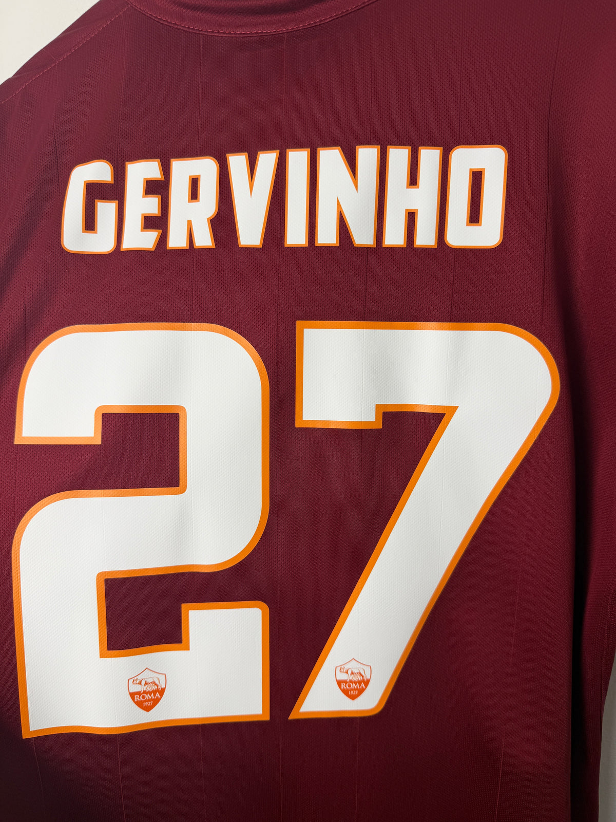 Gervinho AS Roma 2014-15 home football shirt (L)
