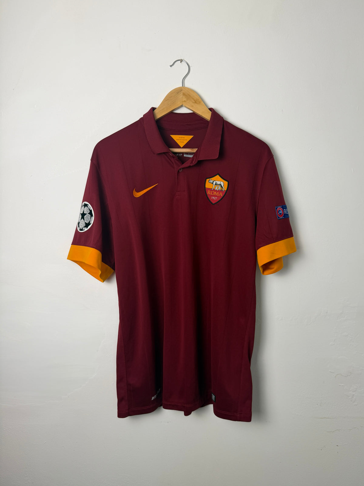 Gervinho AS Roma 2014-15 home football shirt (L)