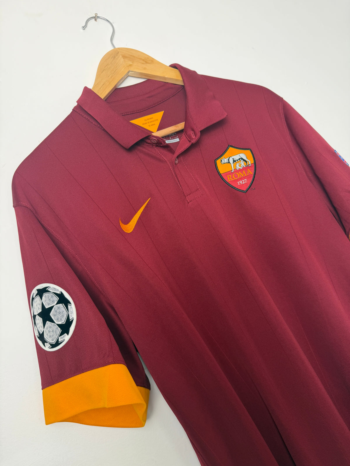 Gervinho AS Roma 2014-15 home football shirt (L)