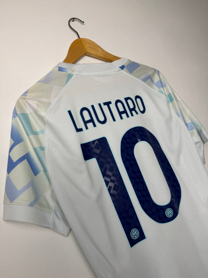 Lautaro Martinez Inter Milan 2025-26 away football shirt (M)