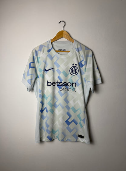 Lautaro Martinez Inter Milan 2025-26 away football shirt (M)