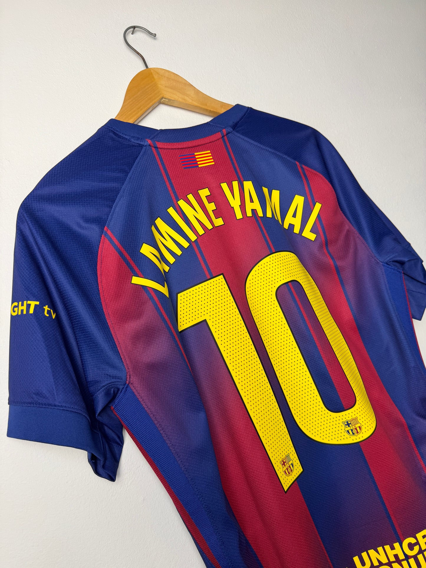 Lamine Yamal FC Barcelona 2025-26 home football shirt (M)