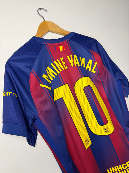Lamine Yamal FC Barcelona 2025-26 home football shirt (M)