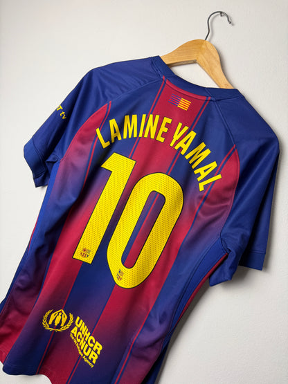 Lamine Yamal FC Barcelona 2025-26 home football shirt (M)