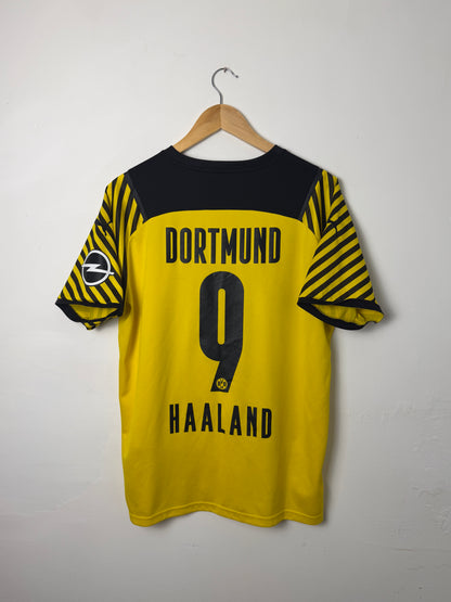 Erling Haaland Borussia Dortmund 2021-22 home football shirt (L)
