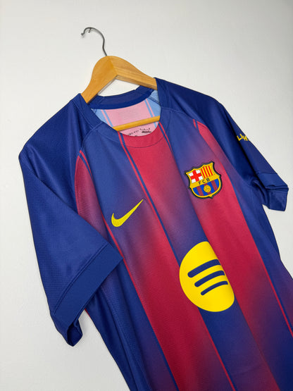 Lamine Yamal FC Barcelona 2025-26 home football shirt (M)
