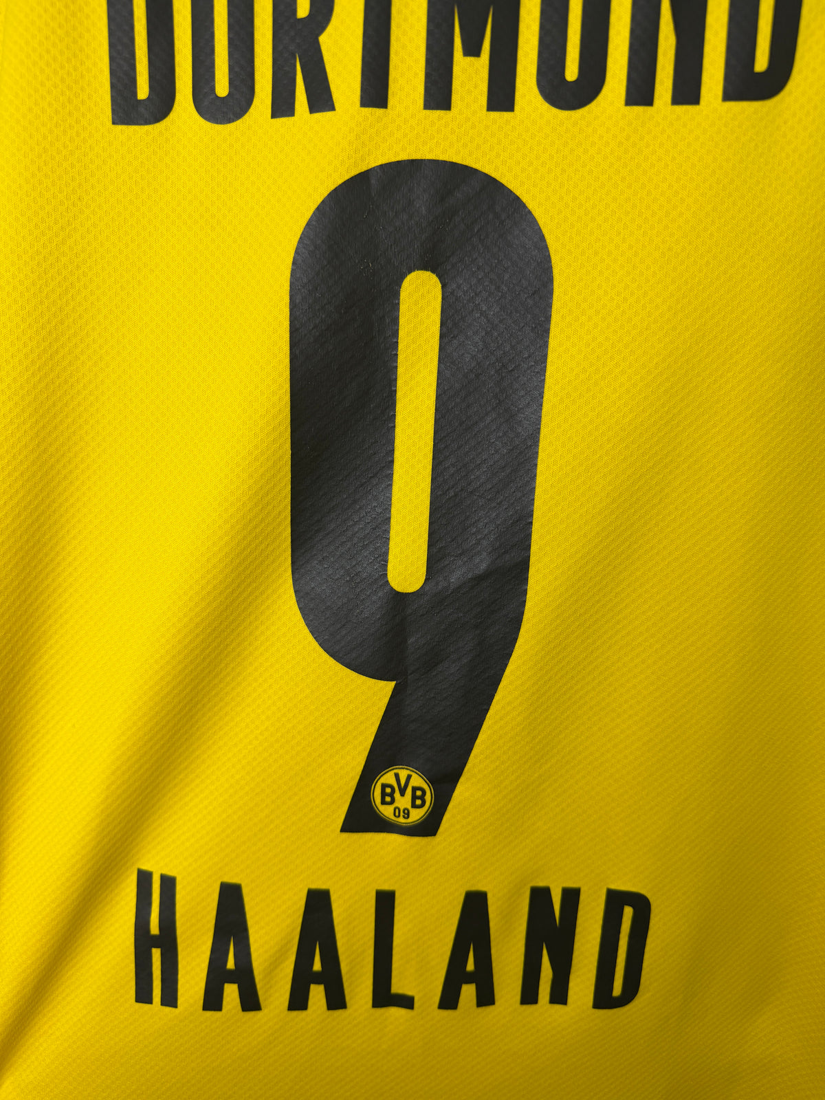 Erling Haaland Borussia Dortmund 2021-22 home football shirt (L)