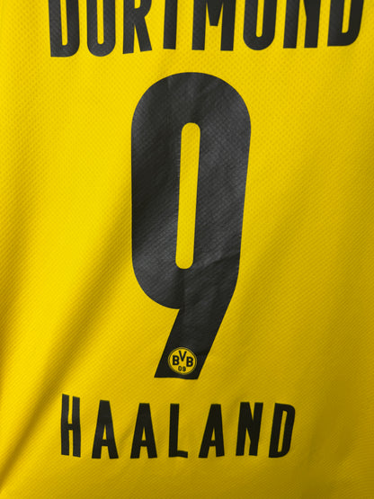 Erling Haaland Borussia Dortmund 2021-22 home football shirt (L)
