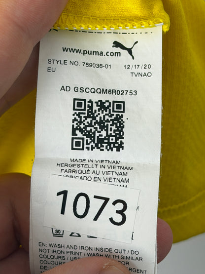 Erling Haaland Borussia Dortmund 2021-22 home football shirt (L)