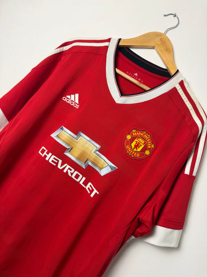 Jesse Lingard Manchester United 2015-16 home football shirt (XL)