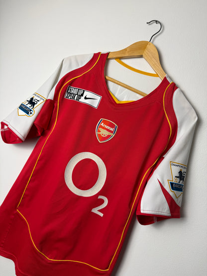 Thierry Henry Arsenal FC 2004-05 home football shirt (M)