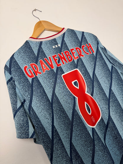 Ryan Gravenberch AFC Ajax 2020-21 away football shirt (XL)