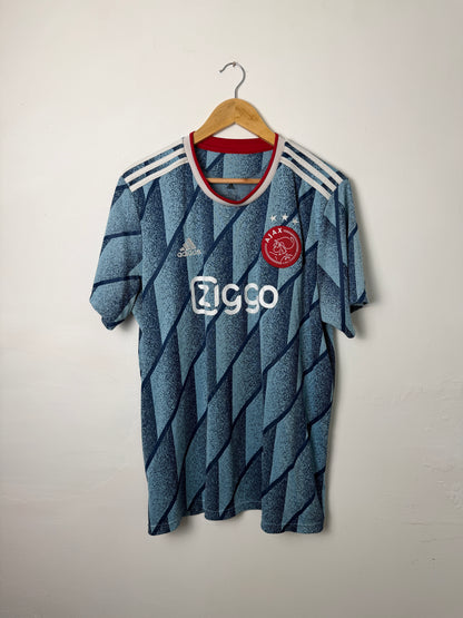 Ryan Gravenberch AFC Ajax 2020-21 away football shirt (XL)