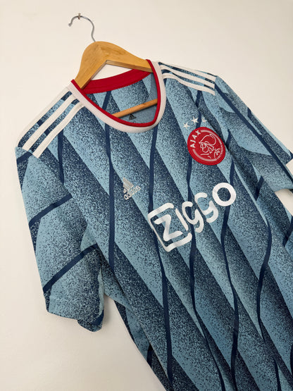 Ryan Gravenberch AFC Ajax 2020-21 away football shirt (XL)