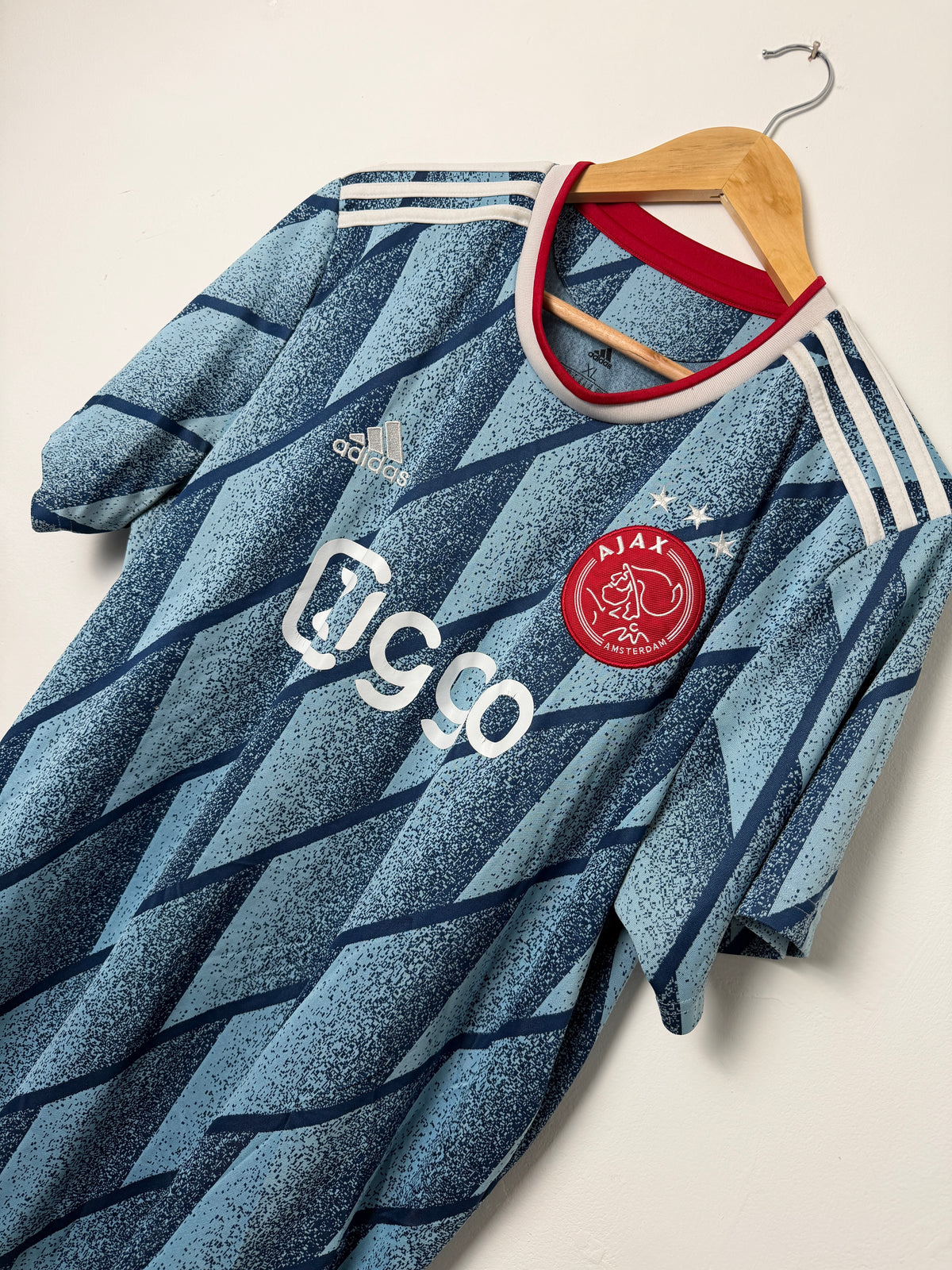 Ryan Gravenberch AFC Ajax 2020-21 away football shirt (XL)