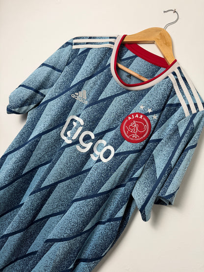 Ryan Gravenberch AFC Ajax 2020-21 away football shirt (XL)