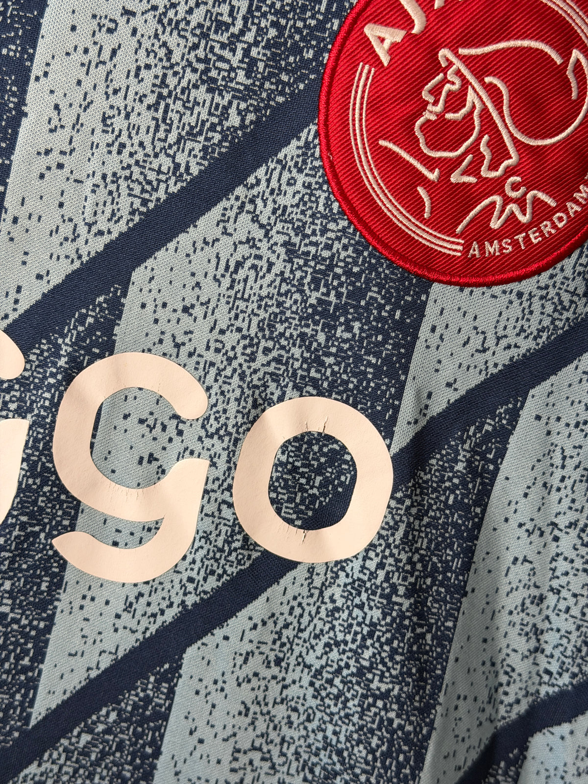 Ryan Gravenberch AFC Ajax 2020-21 away football shirt (XL)