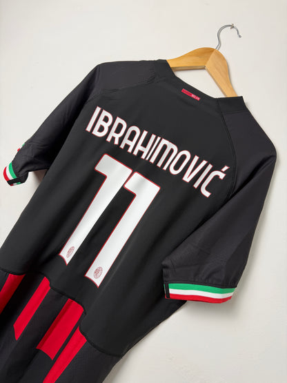 Zlatan Ibrahimovic AC Milan 2022-23 ULTRAWEAVE home football shirt (XL)