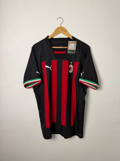 Zlatan Ibrahimovic AC Milan 2022-23 ULTRAWEAVE home football shirt (XL)