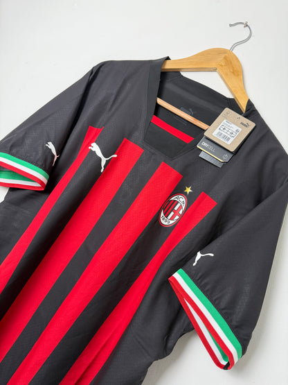 Zlatan Ibrahimovic AC Milan 2022-23 ULTRAWEAVE home football shirt (XL)