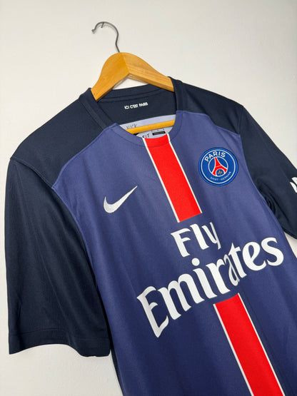 Zlatan Ibrahimovic PSG 2015-16 home football shirt (M)