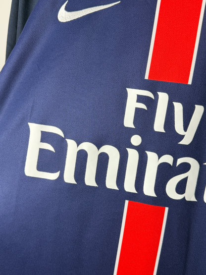 Zlatan Ibrahimovic PSG 2015-16 home football shirt (M)