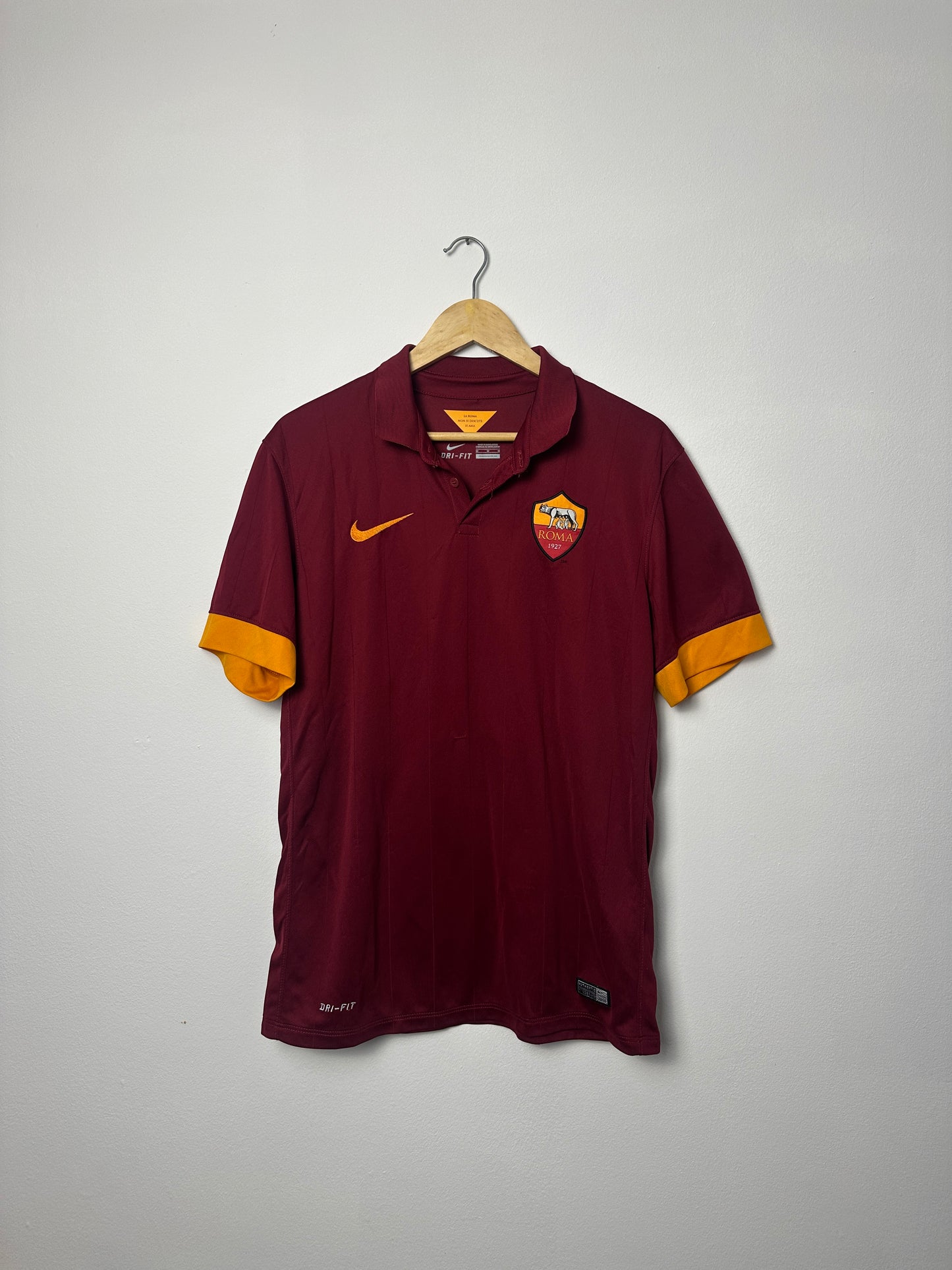 Seydou Doumbia AS Roma 2014-15 home football shirt (M)