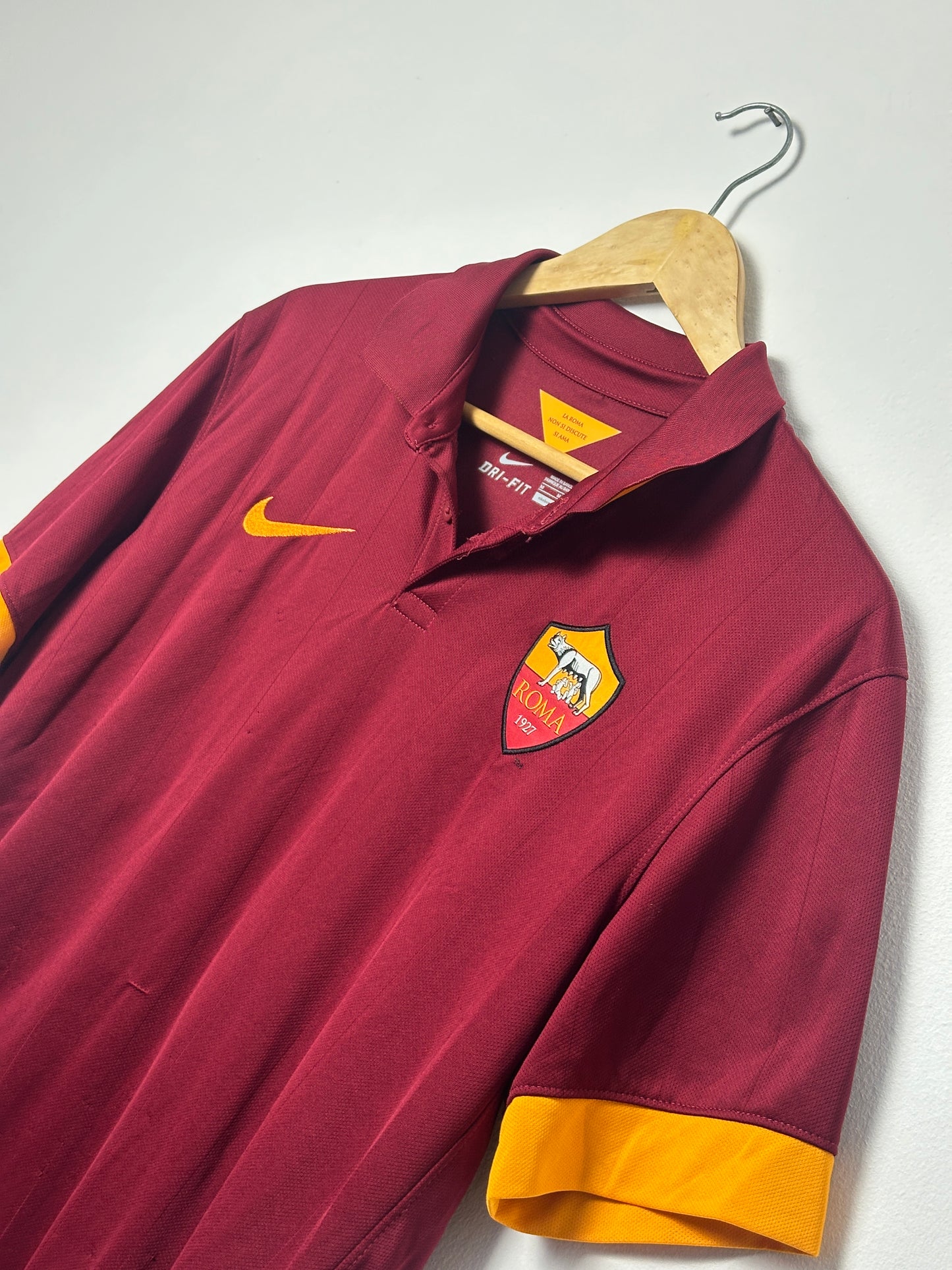 Seydou Doumbia AS Roma 2014-15 home football shirt (M)
