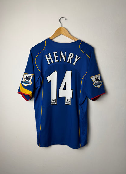 Thierry Henry Arsenal FC 2004-05 away football shirt (L)