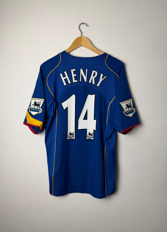 Thierry Henry Arsenal FC 2004-05 away football shirt (L)