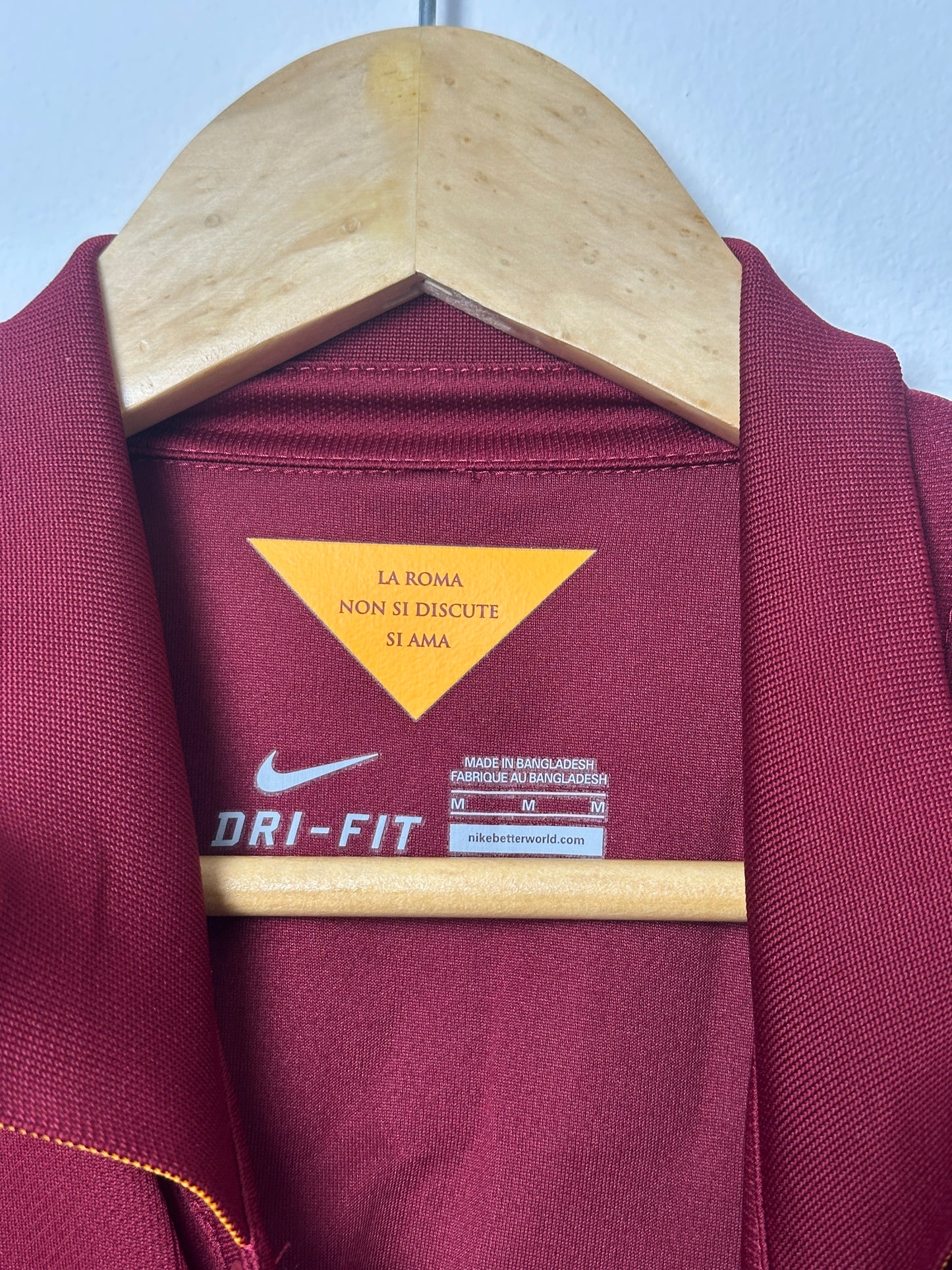 Seydou Doumbia AS Roma 2014-15 home football shirt (M)