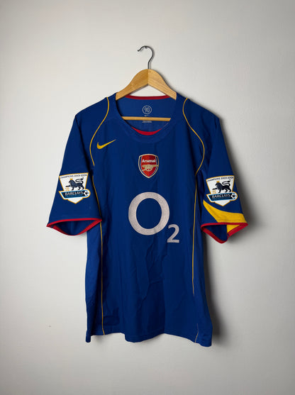 Thierry Henry Arsenal FC 2004-05 away football shirt (L)