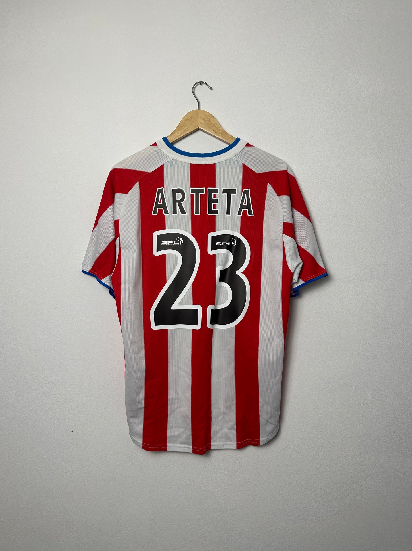 Mikel Arteta Rangers FC 2003-04 away football shirt (M)