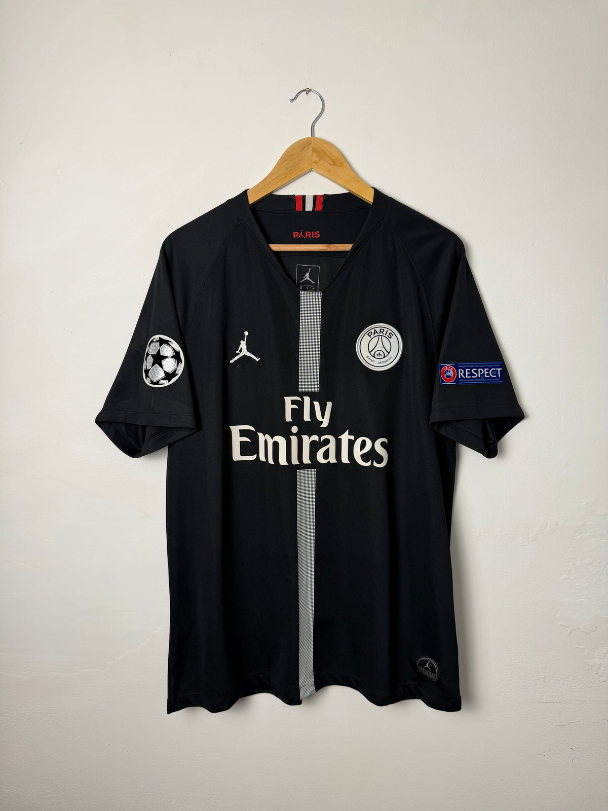 Neymar JR PSG 2018-19 European football shirt (XL)