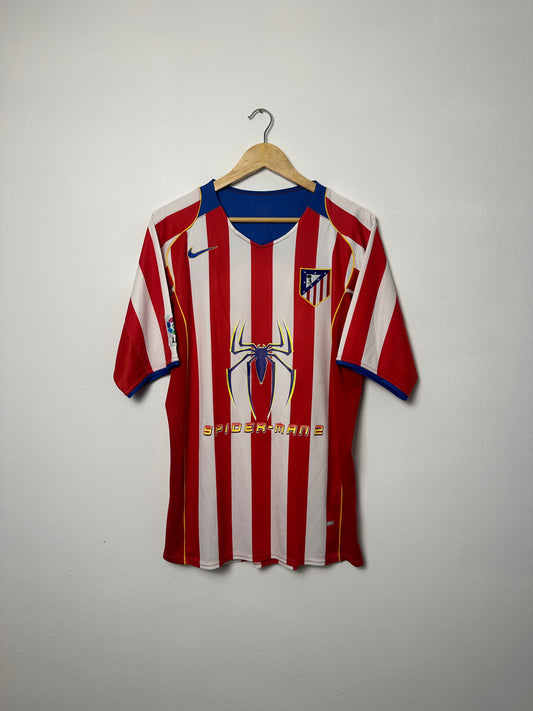 Fernando Torres Atletico Madrid 2004-05 home football shirt (L)