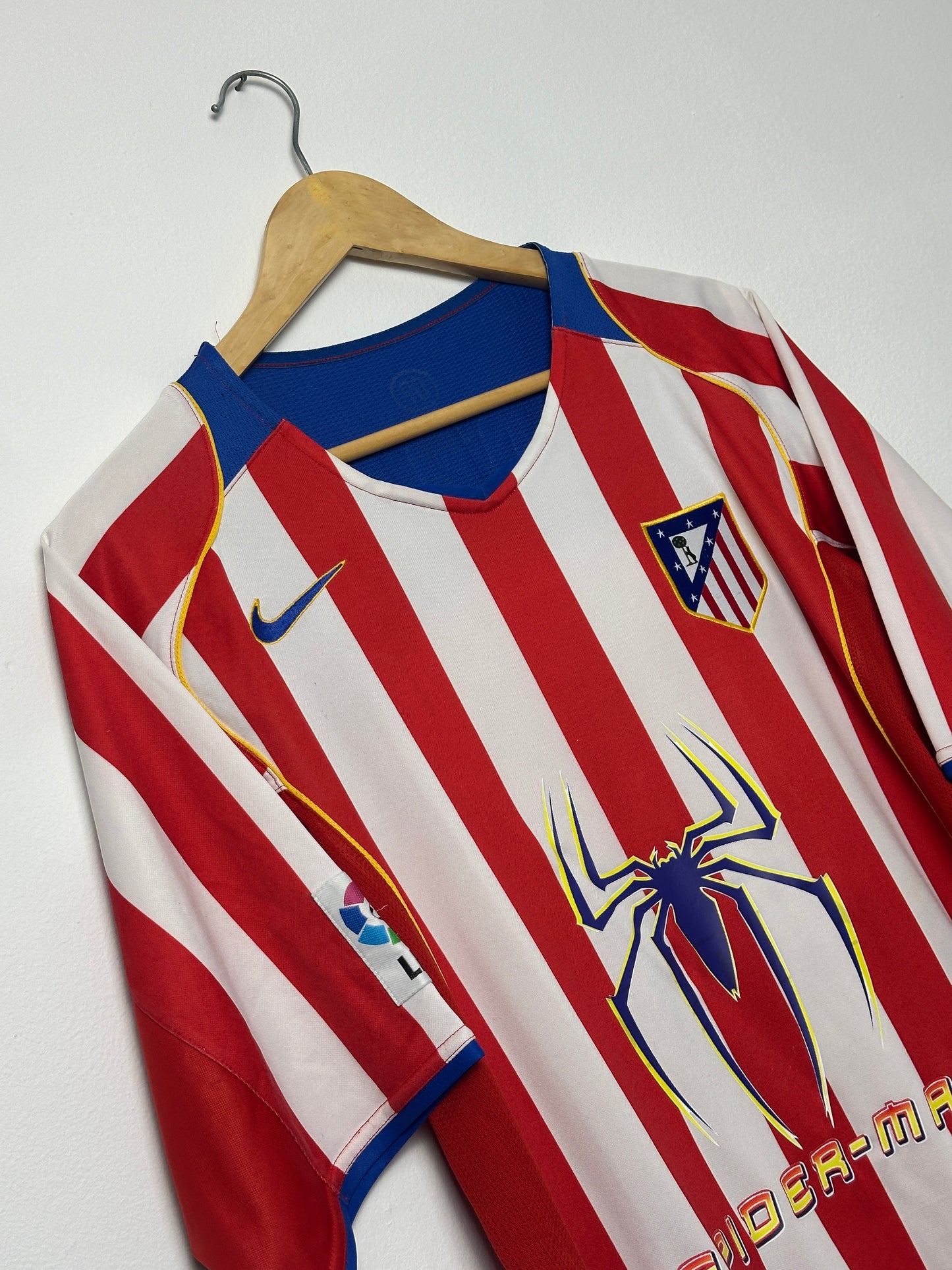 Fernando Torres Atletico Madrid 2004-05 home football shirt (L)