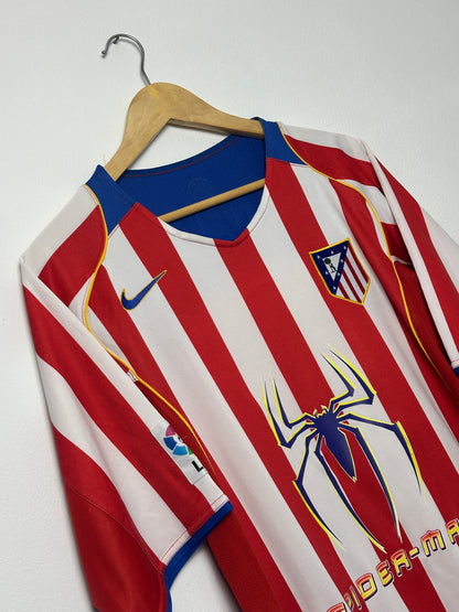Fernando Torres Atletico Madrid 2004-05 home football shirt (L)